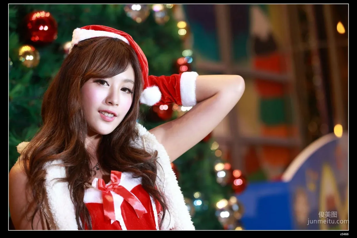 [Taiwan Young Model] Miso Xia Qing - Christmas Night Shoot Photo Set photo 6