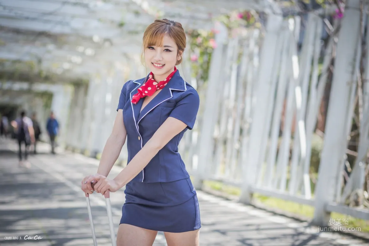 [台湾女神] 卡卡儿《美丽空姐》写真集5