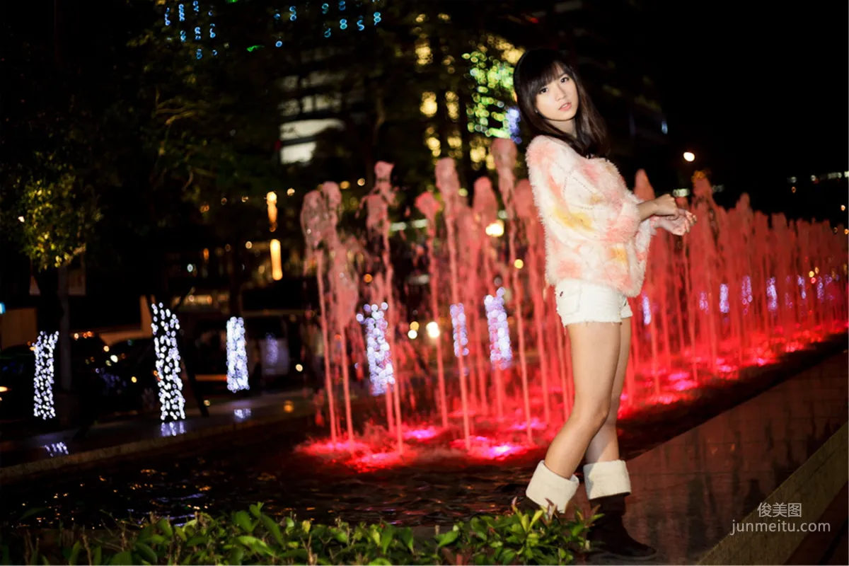 [Taiwan Beauties] Yu Chengjing (Xiao Jing) Xinyi Shopping District Christmas Night Shoot Photo Set photo 1