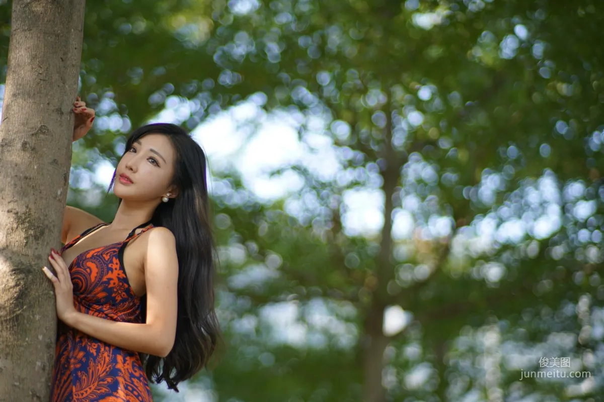 [Taiwan Beauties] Zhao Yun Syuan Taichung Art Museum Long Skirt Series Photo Set photo 46