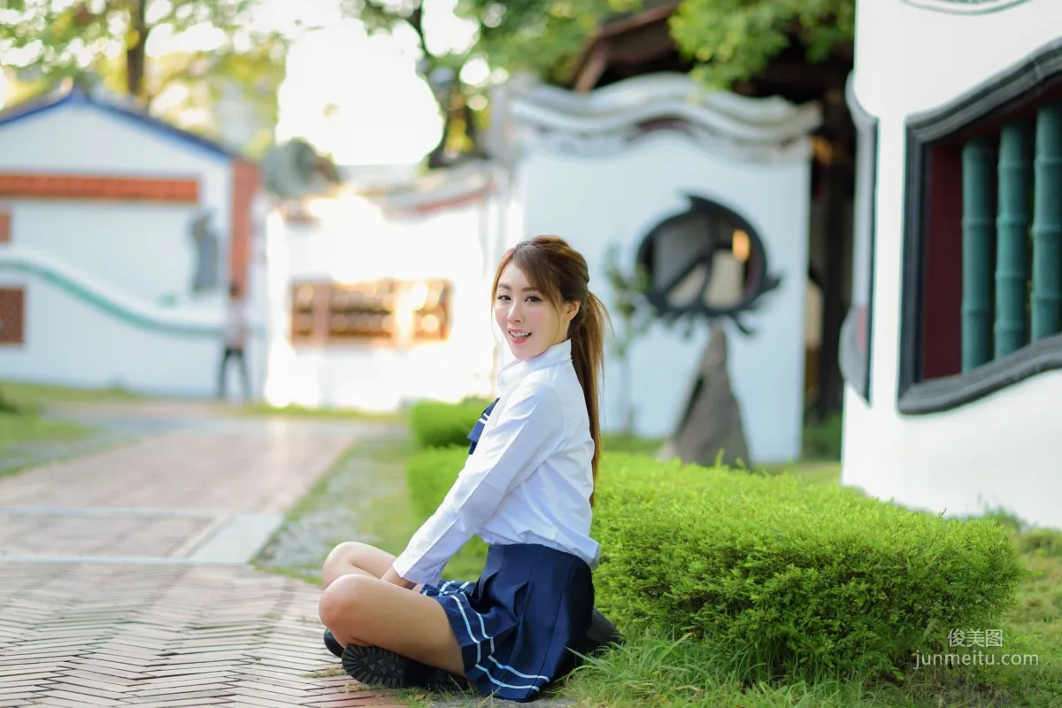 [Taiwan Beauties] Miso Xia Qing Classic Qipao + Fresh School Uniform Photo Set photo 60