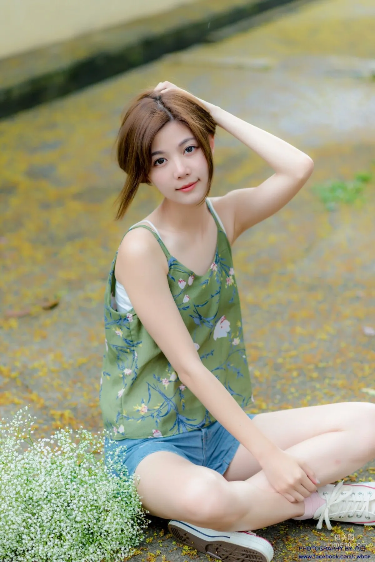 [Taiwan Beauties] Dash Xu, Afternoon Session at Youchang Elementary School Fashion Outdoor Shoot Photo Set photo 45