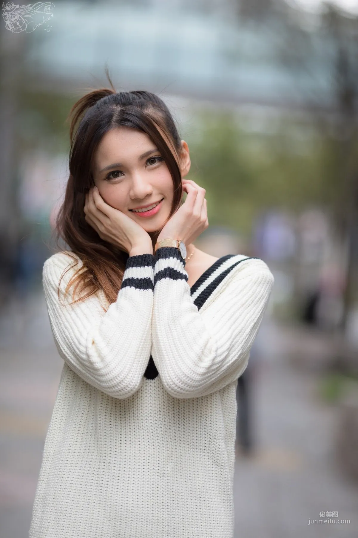 [Taiwan Beauties] Cai Yixin Xinyi Shopping District Street Snap Fashion Photo Set photo 74