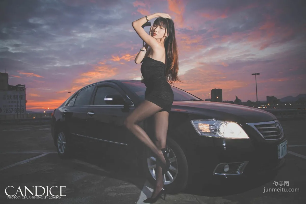 [台灣嫩模] 蔡譯心Candice《車外拍》 寫真集 79