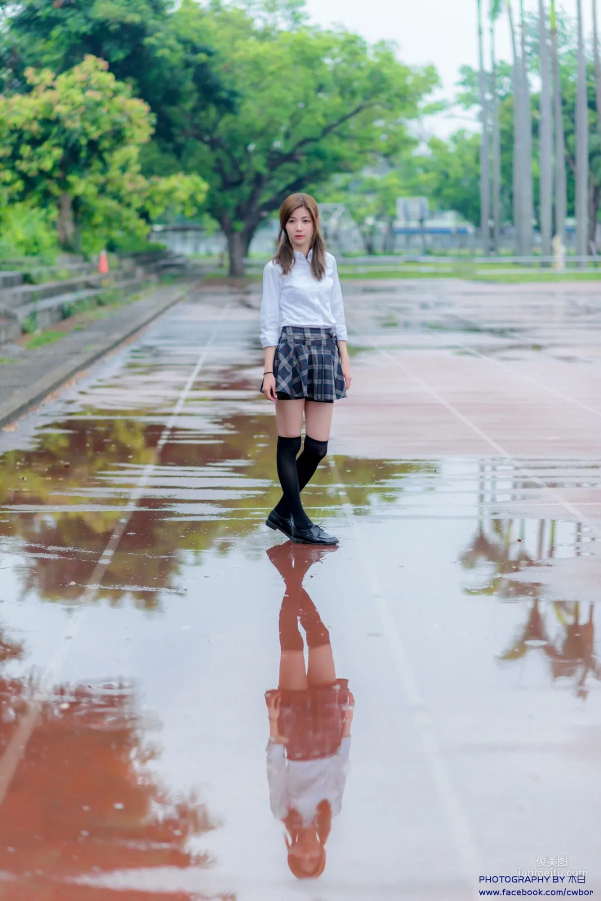 [Taiwan Beauties] Dash Xu, Afternoon Session at Youchang Elementary School Fashion Outdoor Shoot Photo Set photo 32