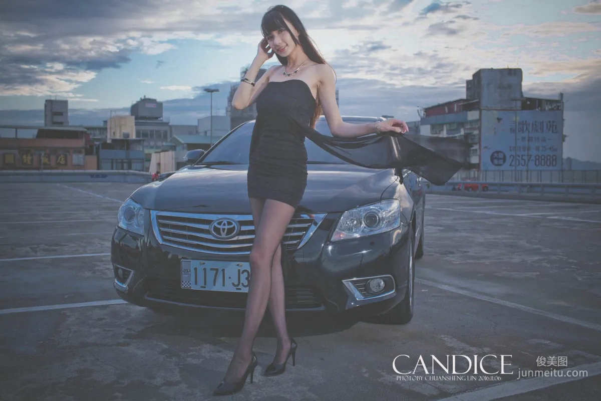 [台灣嫩模] 蔡譯心Candice《車外拍》 寫真集 66