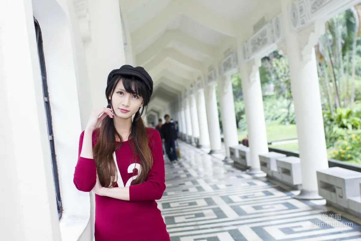 [Taiwan Beauties] Cai Yixin, Chiang Kai-shek Memorial Hall + Fujin Street Fashion Outdoor Shoot Photo Set photo 18