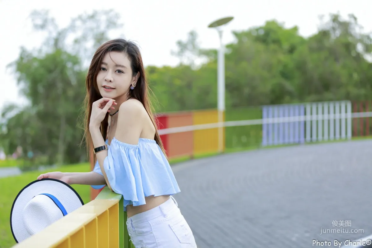 [Taiwan Beauties] Han Yu, Yuanshan Flower Expo Outdoor Shoot Photo Set photo 15