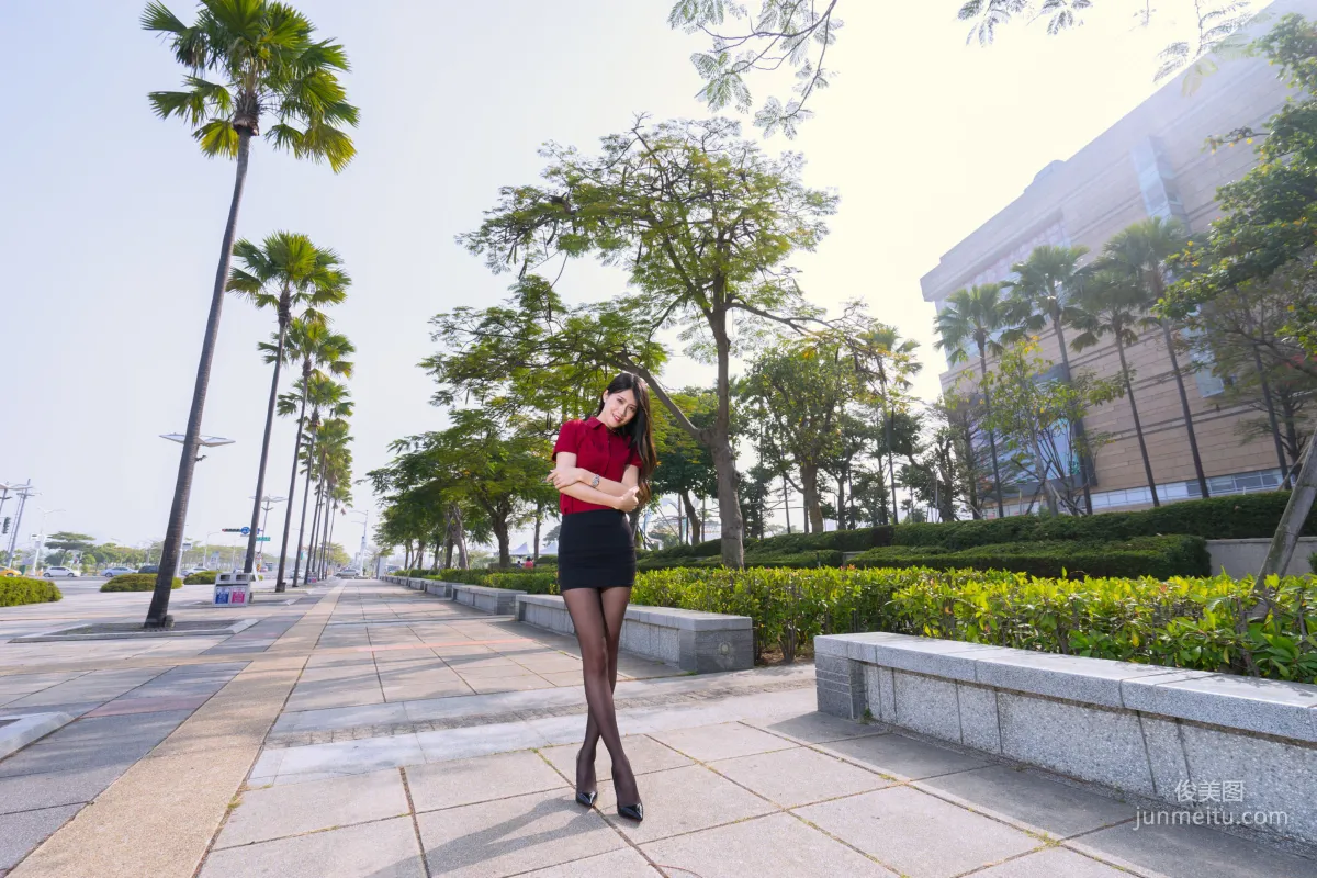 [Taiwan Beauties] Baoer Candy Dream Mall Black Stockings Street Snap Photo Set photo 59