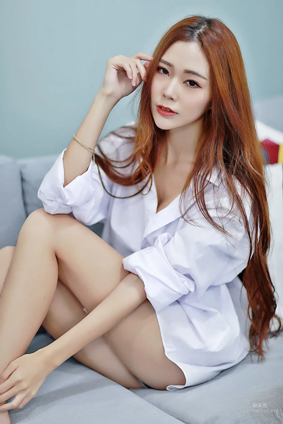 [Taiwan Beauties] Huang Shangyan Rubis Sexy Pajamas + White Shirt + OL Series Collection Photo Set photo 2