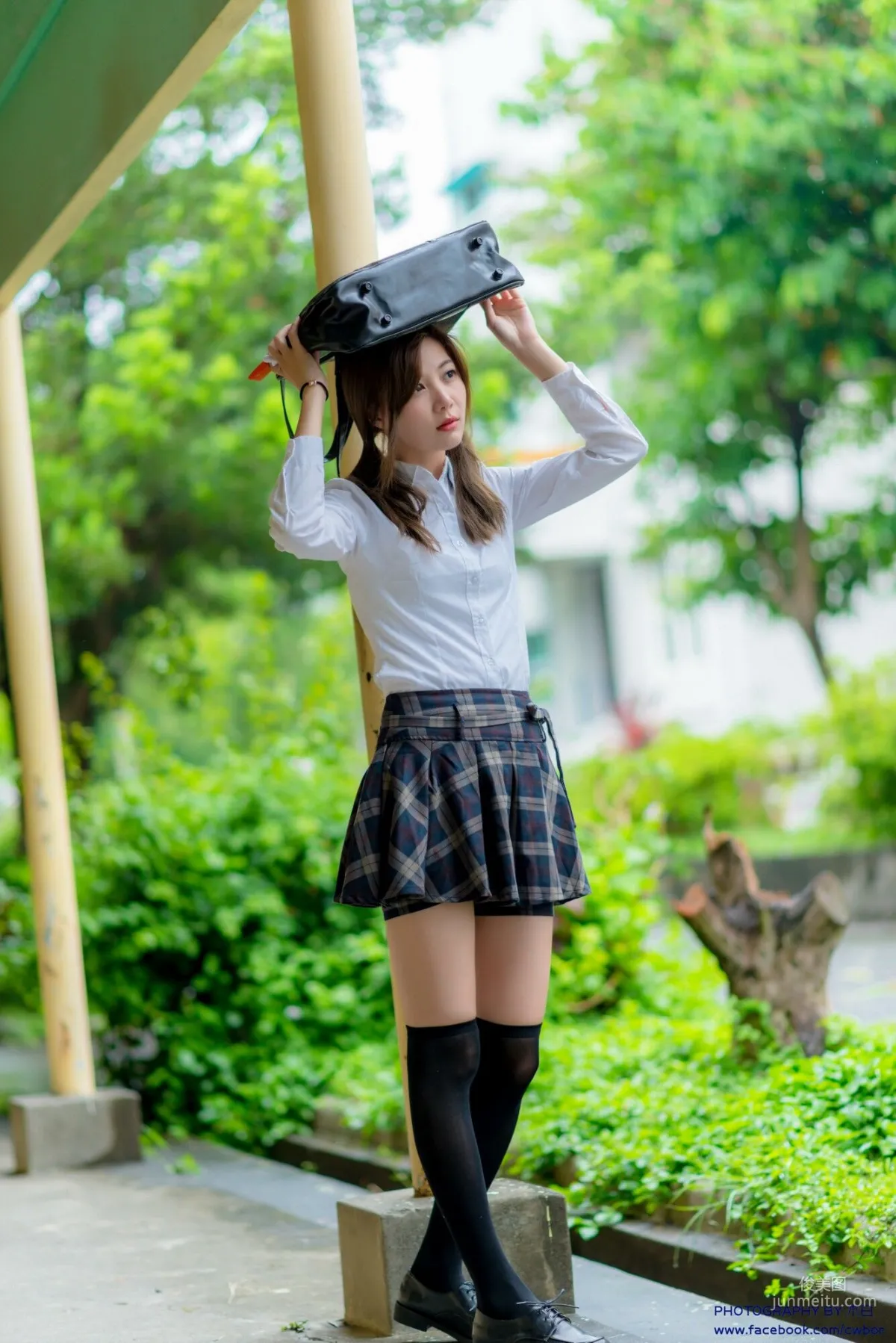 [Taiwan Beauties] Dash Xu, Afternoon Session at Youchang Elementary School Fashion Outdoor Shoot Photo Set photo 8