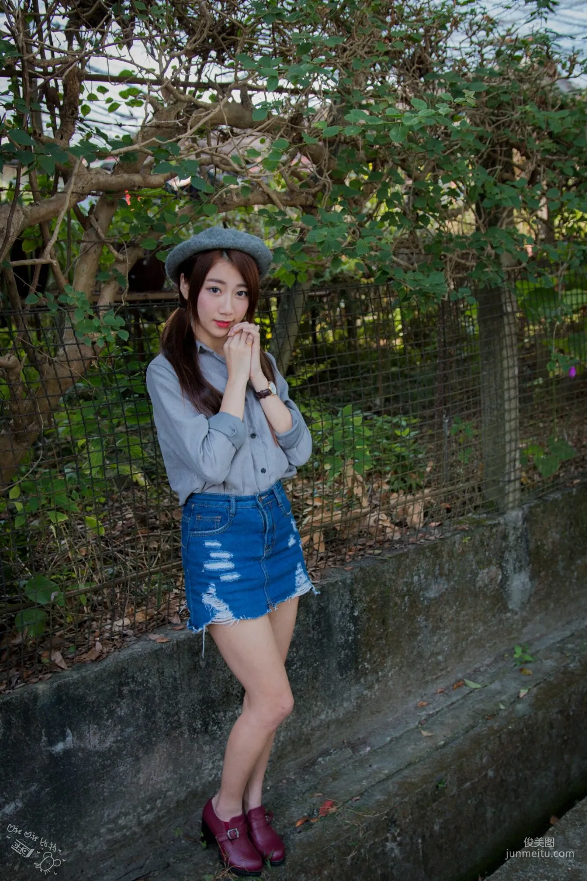 [Taiwan Beauties] Jiating Zhang Sweet Outdoor Shoot Short Skirt Series at Guangfu New Village Photo Set photo 55