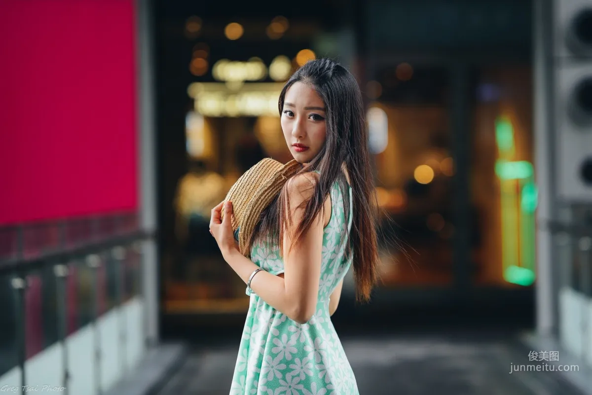 [Taiwan Beauties] Joan Xiaokui, Fresh Leg Model Style and Xinyi Street Snap Photo Set photo 40