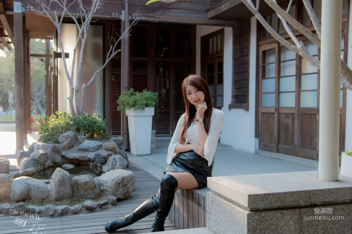 [Taiwan Beauties] Jiating Zhang Sweet Outdoor Shoot Short Skirt Series at Guangfu New Village Photo Set photo 18