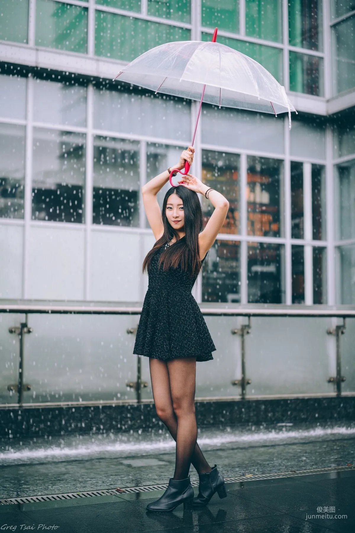 [Taiwan Beauties] Joan Xiaokui, Fresh Leg Model Style and Xinyi Street Snap Photo Set photo 31