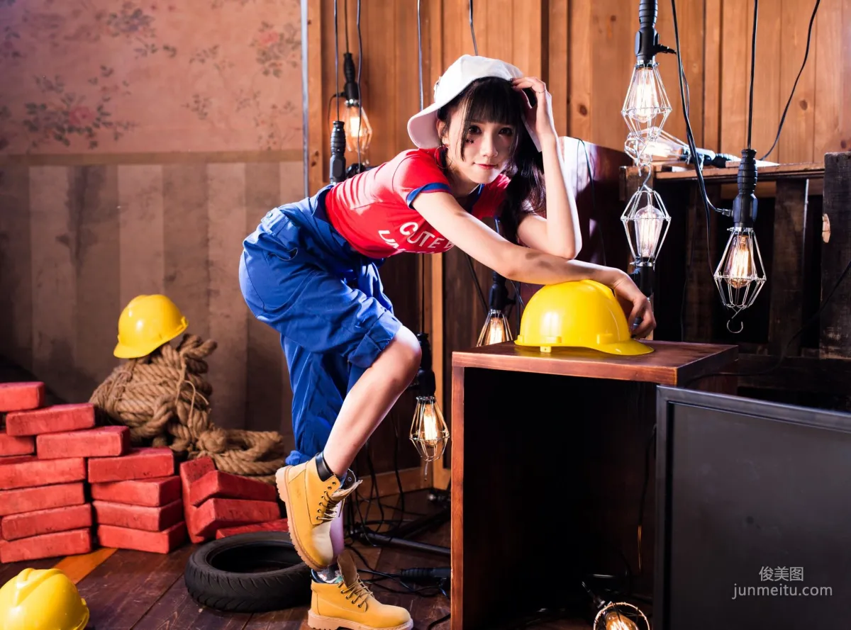 [Taiwan Beauties] Qiao Qiaoer Sylvia, Piano Studio Football Baby Photo Set photo 22