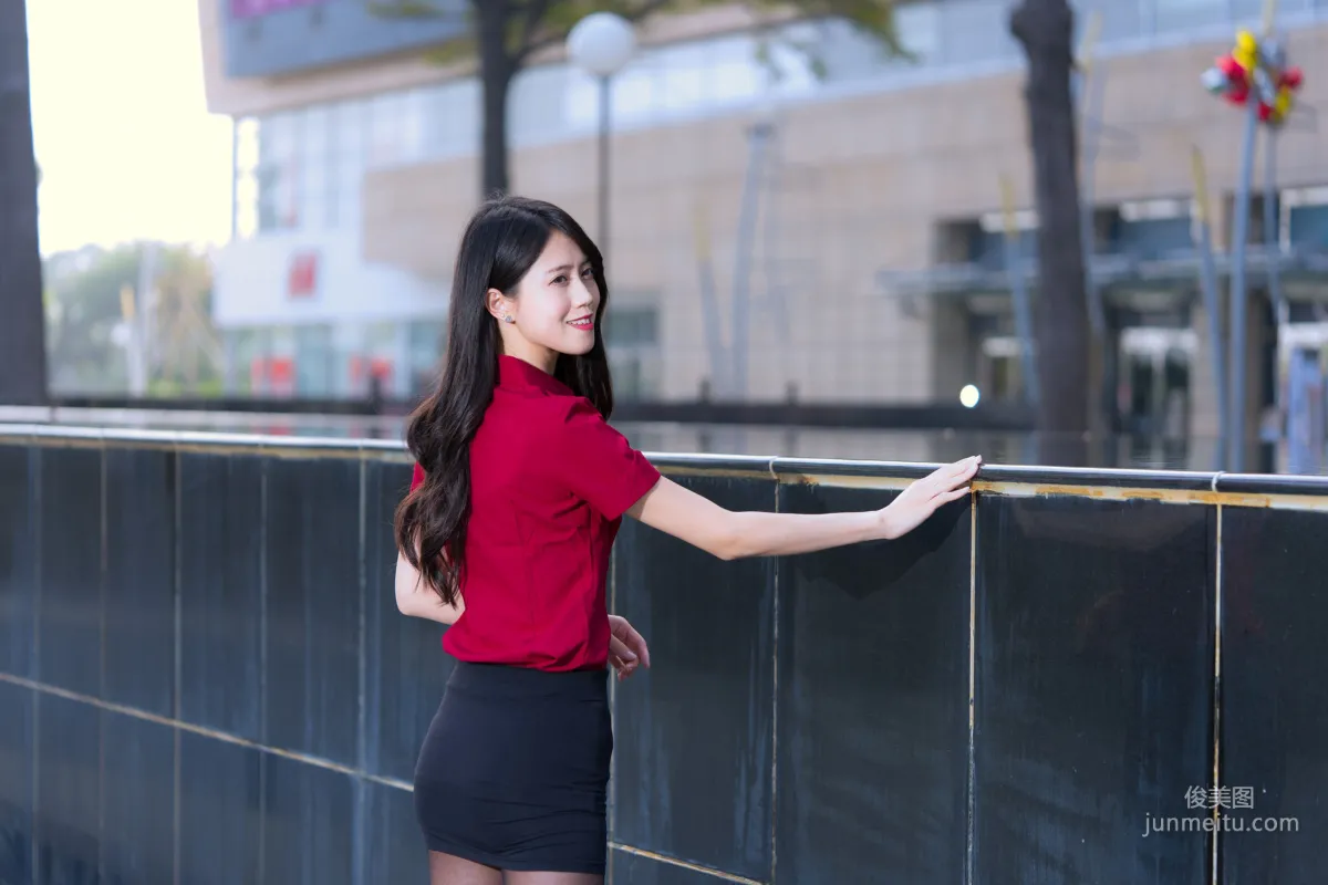 [Taiwan Beauties] Baoer Candy Dream Mall Black Stockings Street Snap Photo Set photo 63