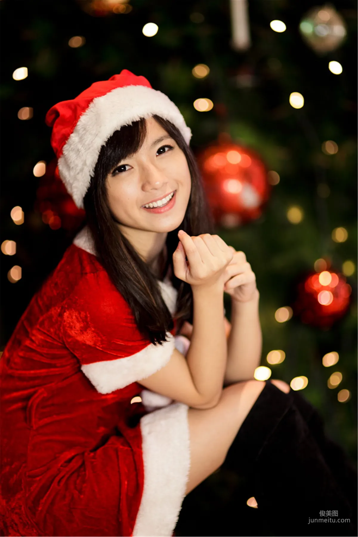 [Taiwan Beauties] Yu Chengjing (Xiao Jing) Xinyi Shopping District Christmas Night Shoot Photo Set photo 12