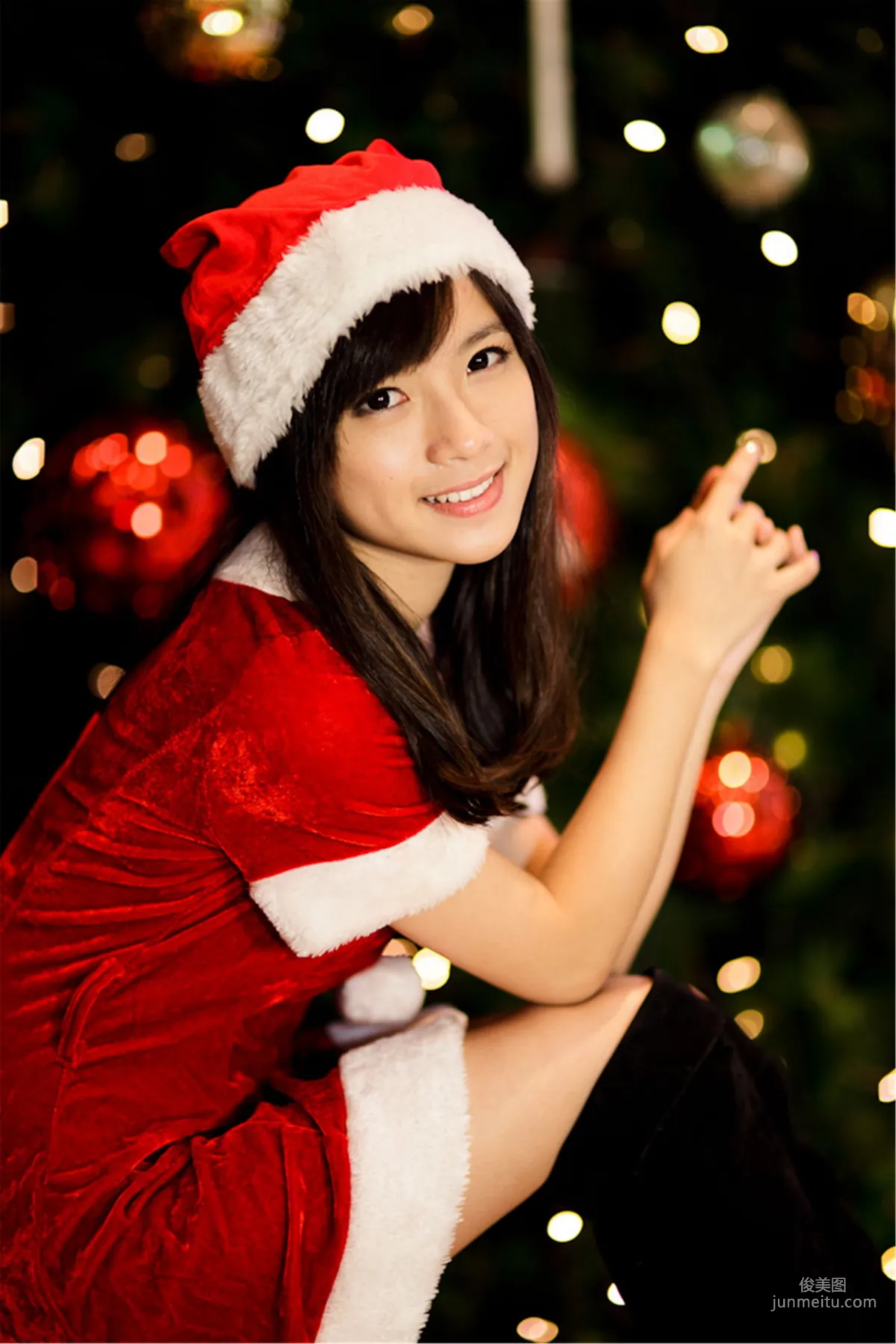 [Taiwan Beauties] Yu Chengjing (Xiao Jing) Xinyi Shopping District Christmas Night Shoot Photo Set photo 10