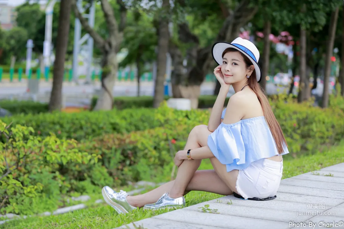 [Taiwan Beauties] Han Yu, Yuanshan Flower Expo Outdoor Shoot Photo Set photo 30