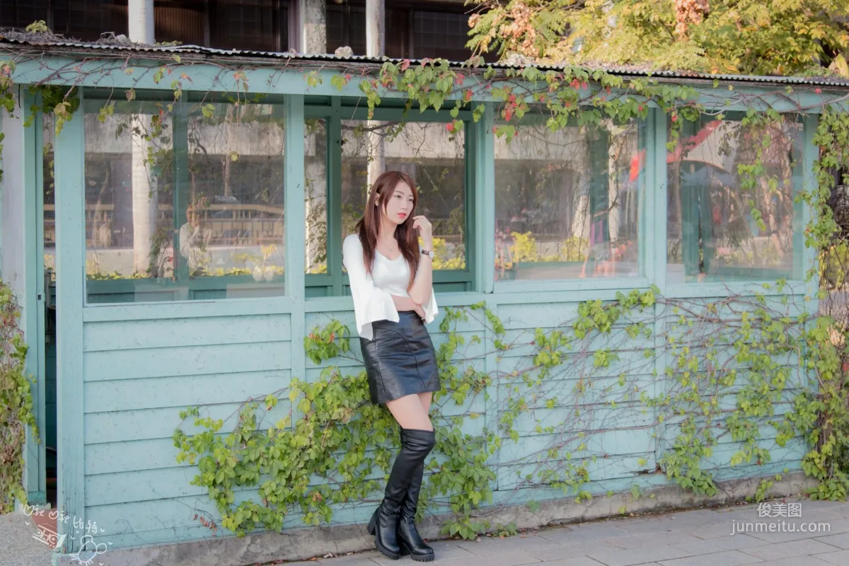 [Taiwan Beauties] Jiating Zhang Sweet Outdoor Shoot Short Skirt Series at Guangfu New Village Photo Set photo 22