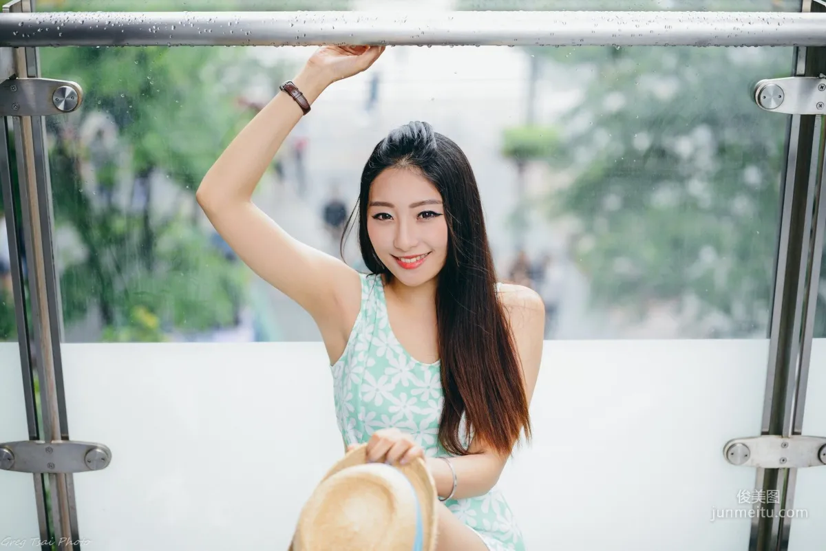 [Taiwan Beauties] Joan Xiaokui, Fresh Leg Model Style and Xinyi Street Snap Photo Set photo 37