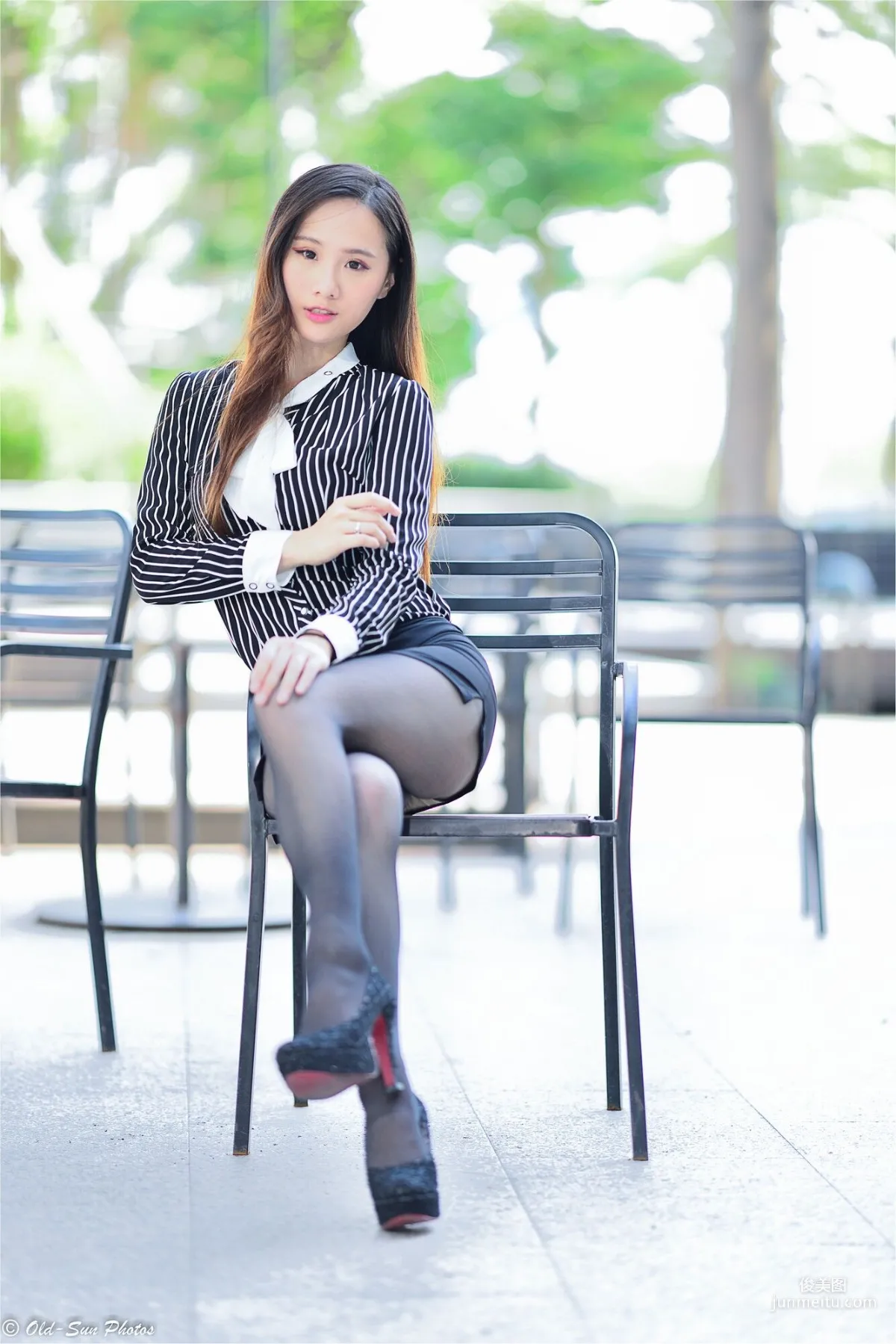 [台灣正妹] 張小米 - 黑絲OL女郎外拍 寫真集 65