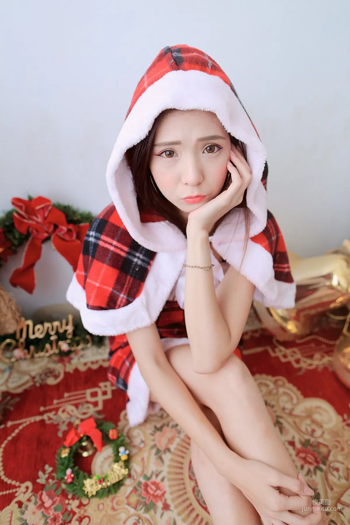 [Taiwan Beauties] Wuruo DUDU Christmas Studio Shoot Photo Set photo 4