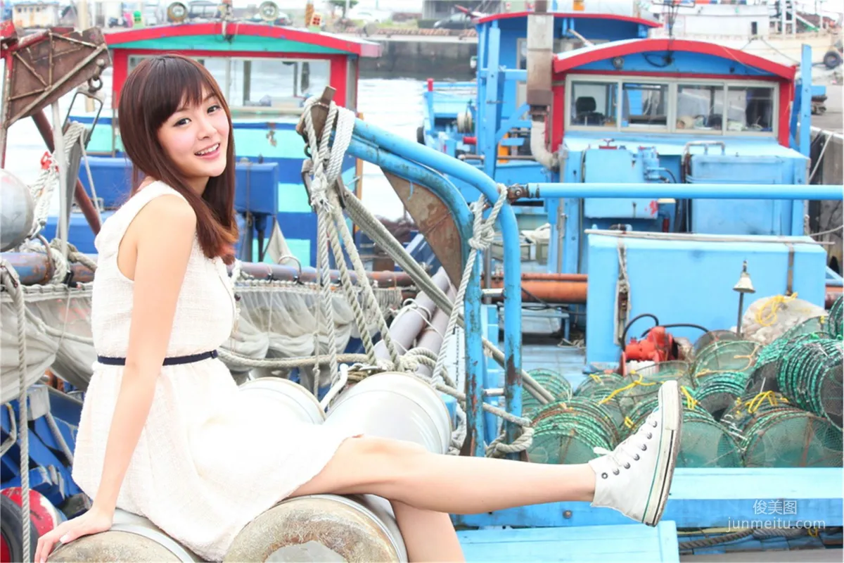 [Taiwan Goddess] Xiao Meng "Wushi Harbor Outdoor Shoot" Photo Set photo 24
