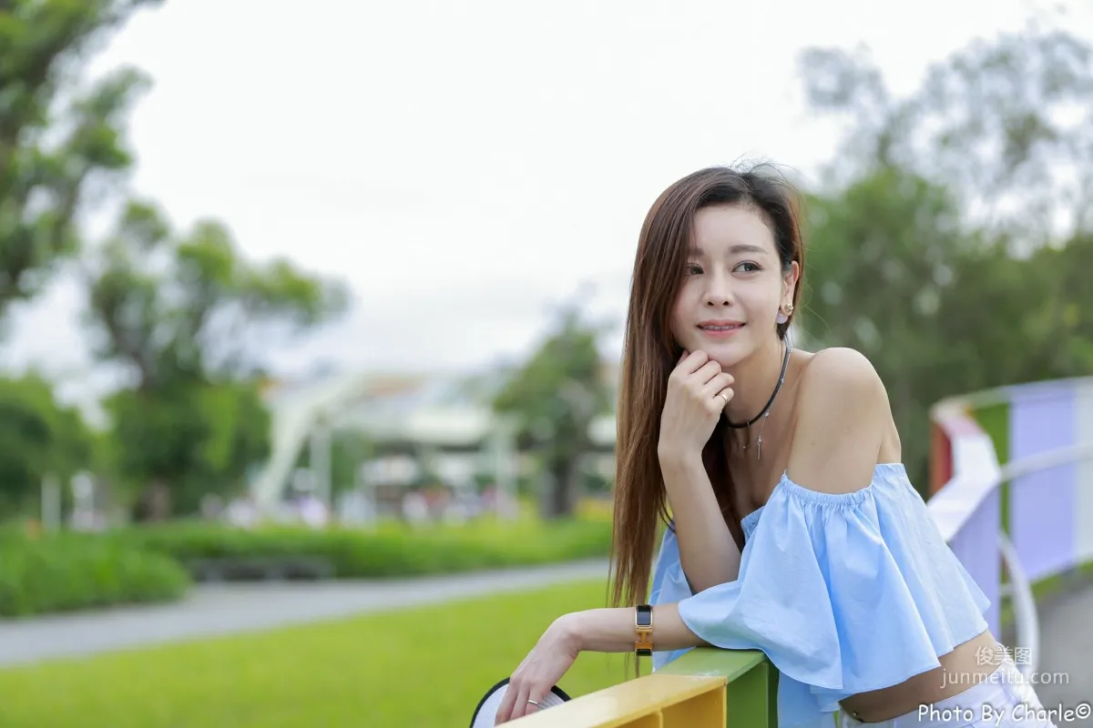 [Taiwan Beauties] Han Yu, Yuanshan Flower Expo Outdoor Shoot Photo Set photo 21