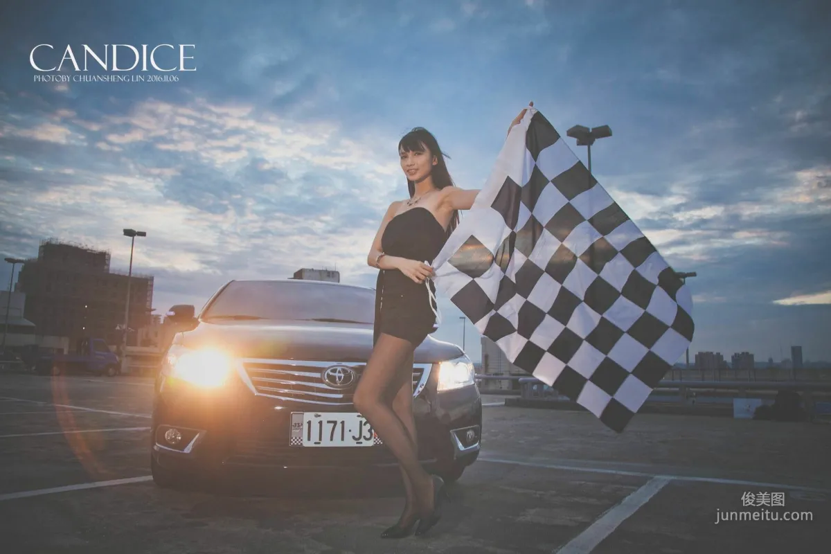 [台灣嫩模] 蔡譯心Candice《車外拍》 寫真集 75
