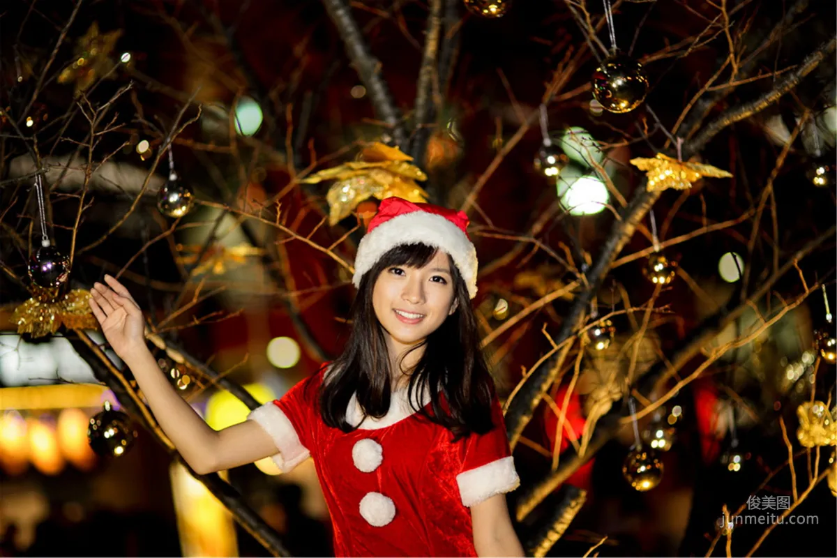 [Taiwan Beauties] Yu Chengjing (Xiao Jing) Xinyi Shopping District Christmas Night Shoot Photo Set photo 20