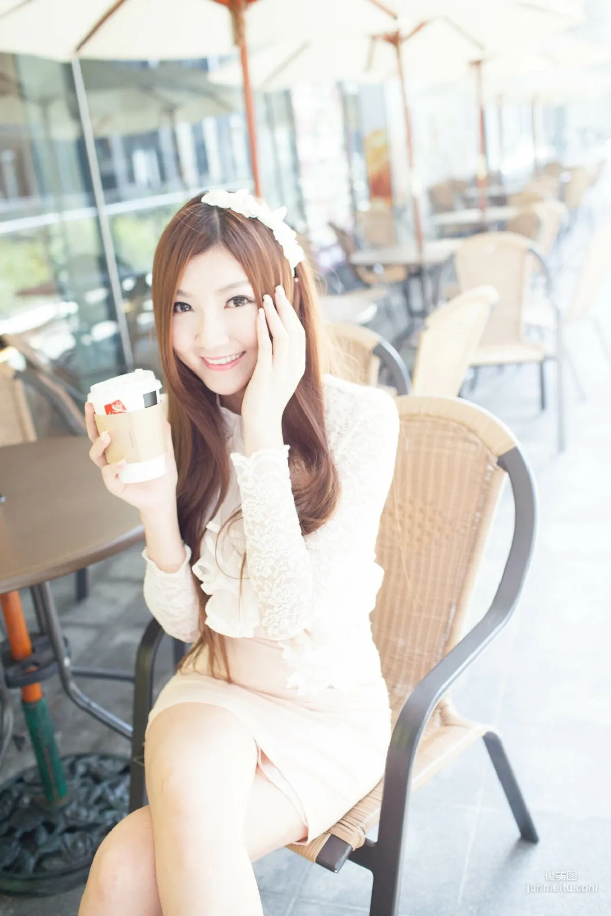 [Taiwan Beauties] Michelle Xiaoyu, Xinyi District Street Snap, Lace + Bodycon Mini Skirt Photo Set photo 91