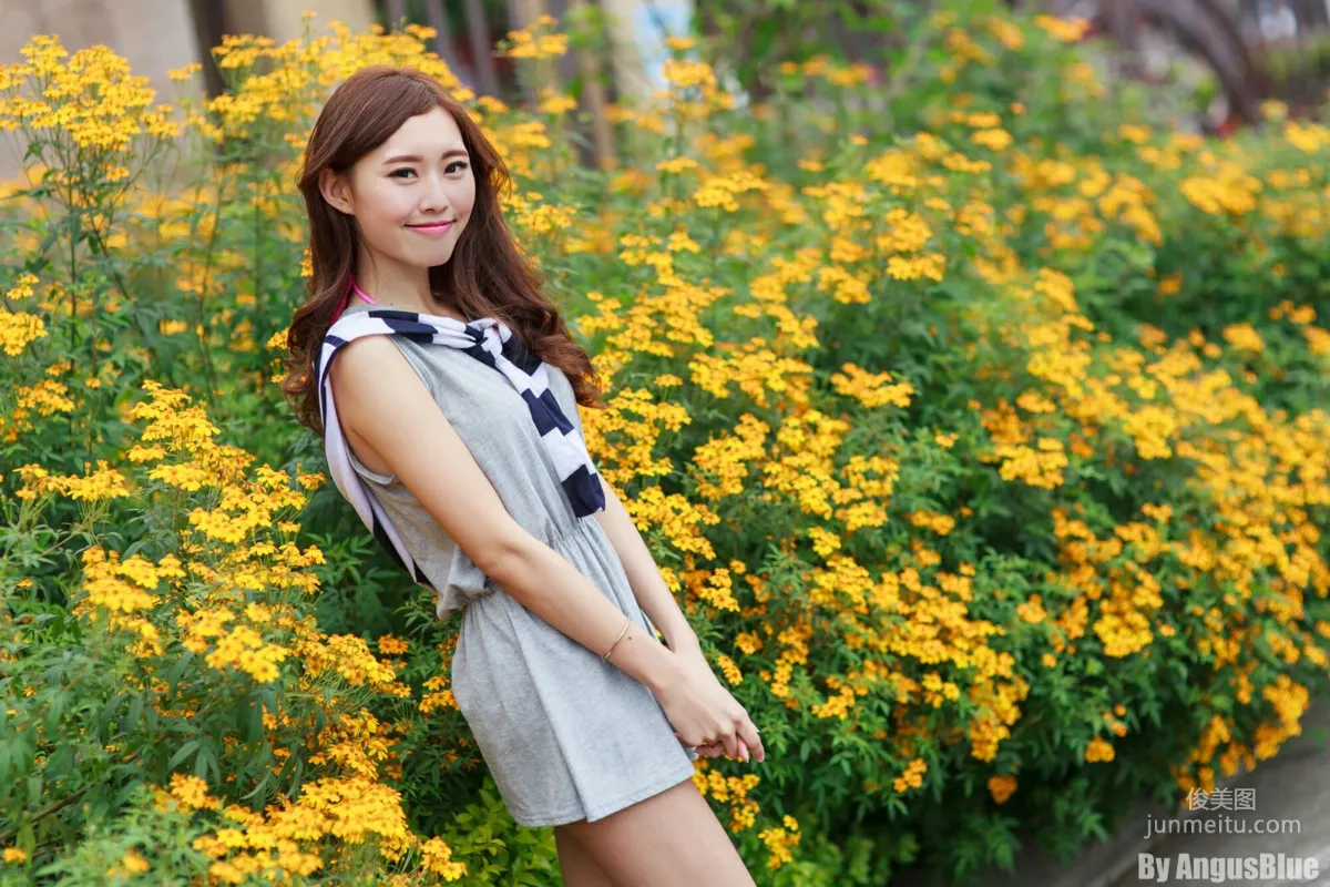 [Taiwan Beauties] Queenie Guo Minwen - Fresh Outdoor Shoot 3 Outfits Photo Set photo 15
