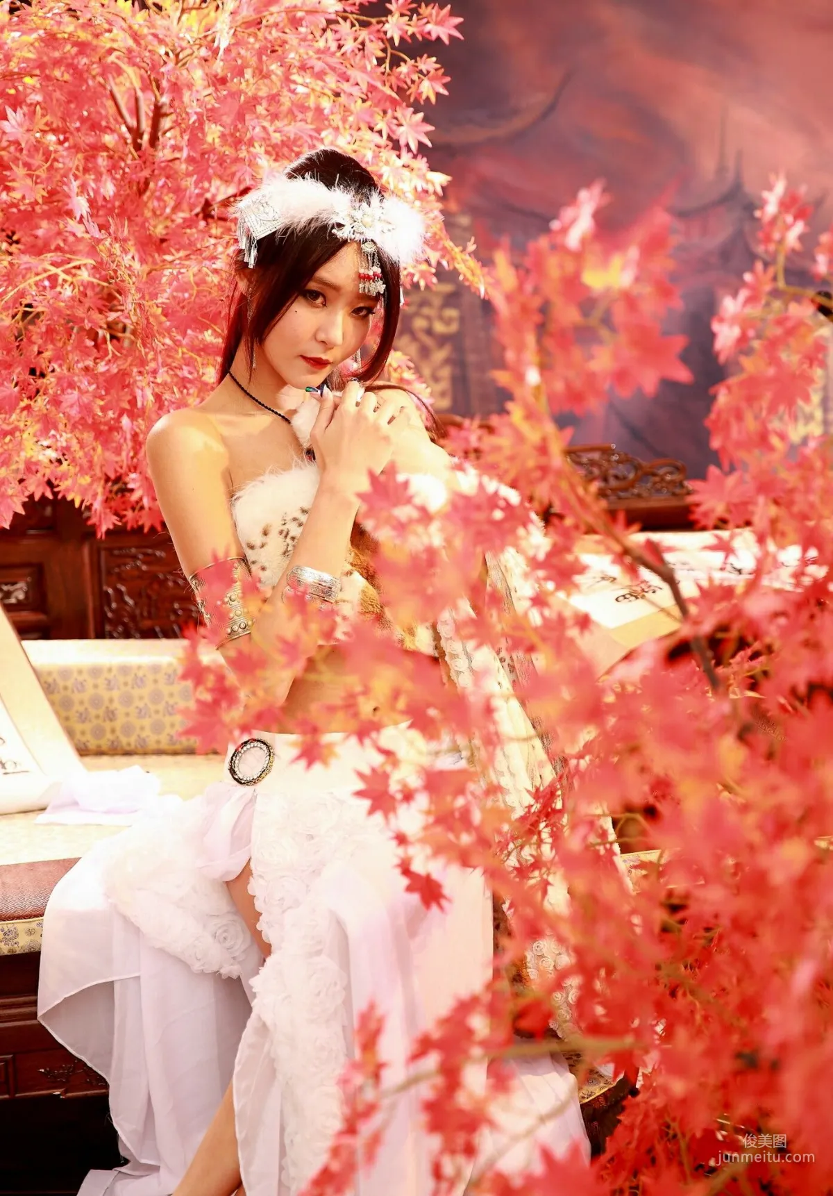 [Taiwan Beauties] Winnie Xiaoxue Barbarian Princess and OL Style Outfit Photo Set photo 20