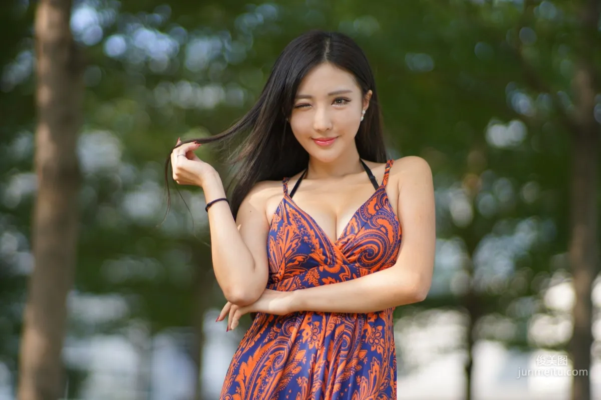 [Taiwan Beauties] Zhao Yun Syuan Taichung Art Museum Long Skirt Series Photo Set photo 23