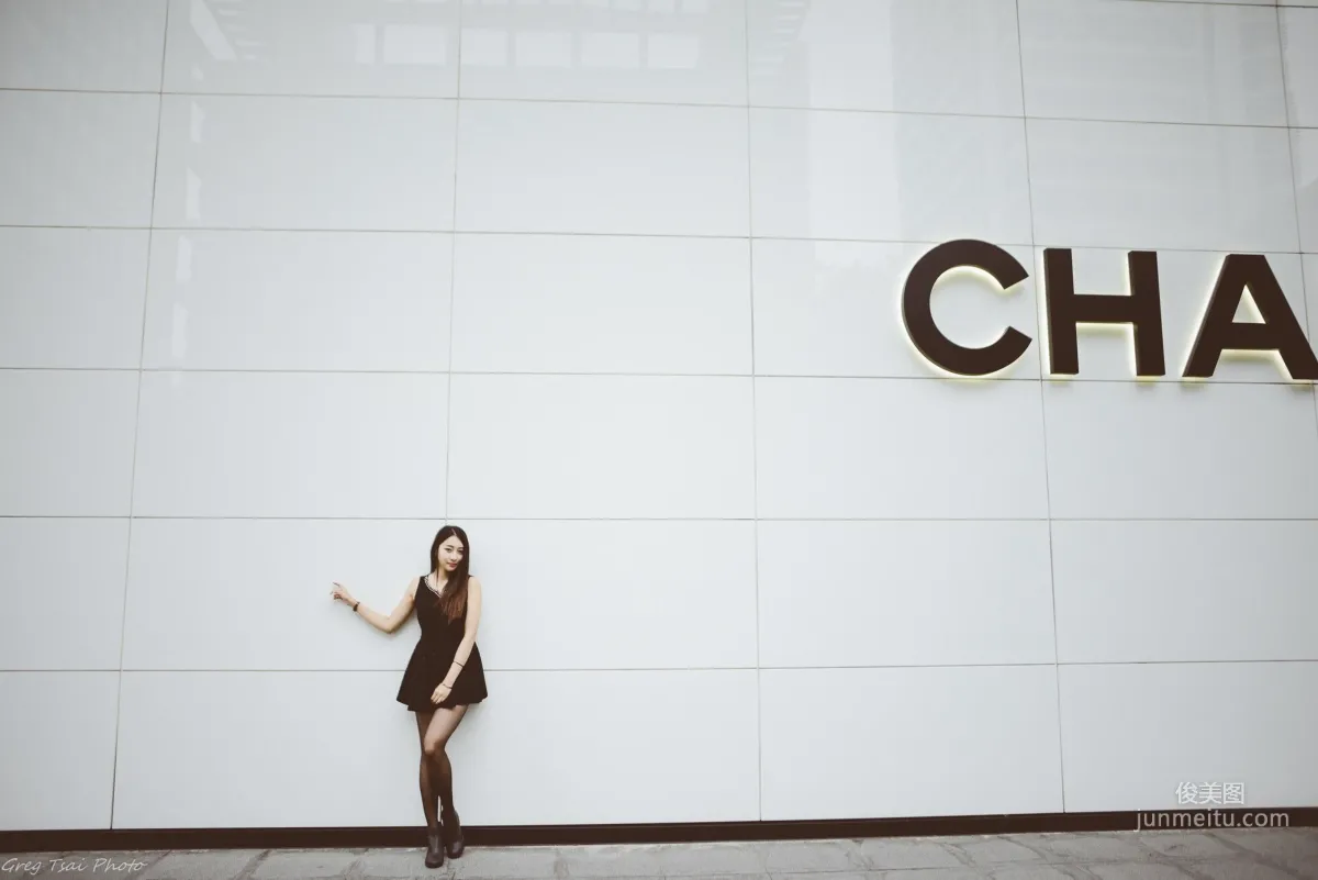 [Taiwan Beauties] Joan Xiaokui, Fresh Leg Model Style and Xinyi Street Snap Photo Set photo 21