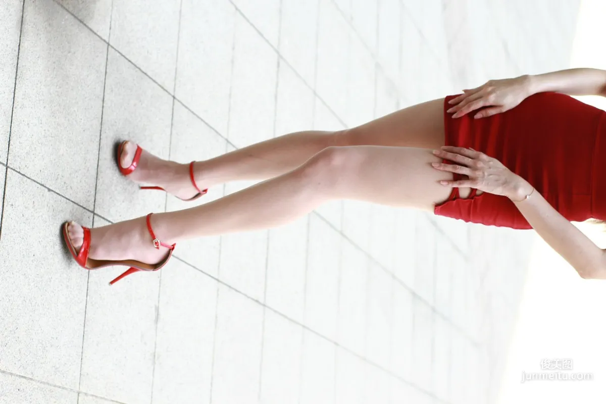 [Taiwan Beauties] Dora Zeng Yanxi, Kaohsiung Arena: Red Halter Bodycon Dress Photo Set photo 64