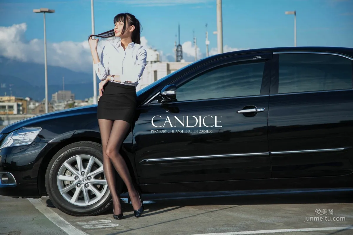 [台灣嫩模] 蔡譯心Candice《車外拍》 寫真集 39