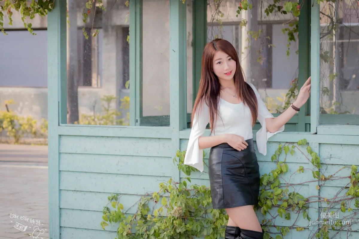 [Taiwan Beauties] Jiating Zhang Sweet Outdoor Shoot Short Skirt Series at Guangfu New Village Photo Set photo 20