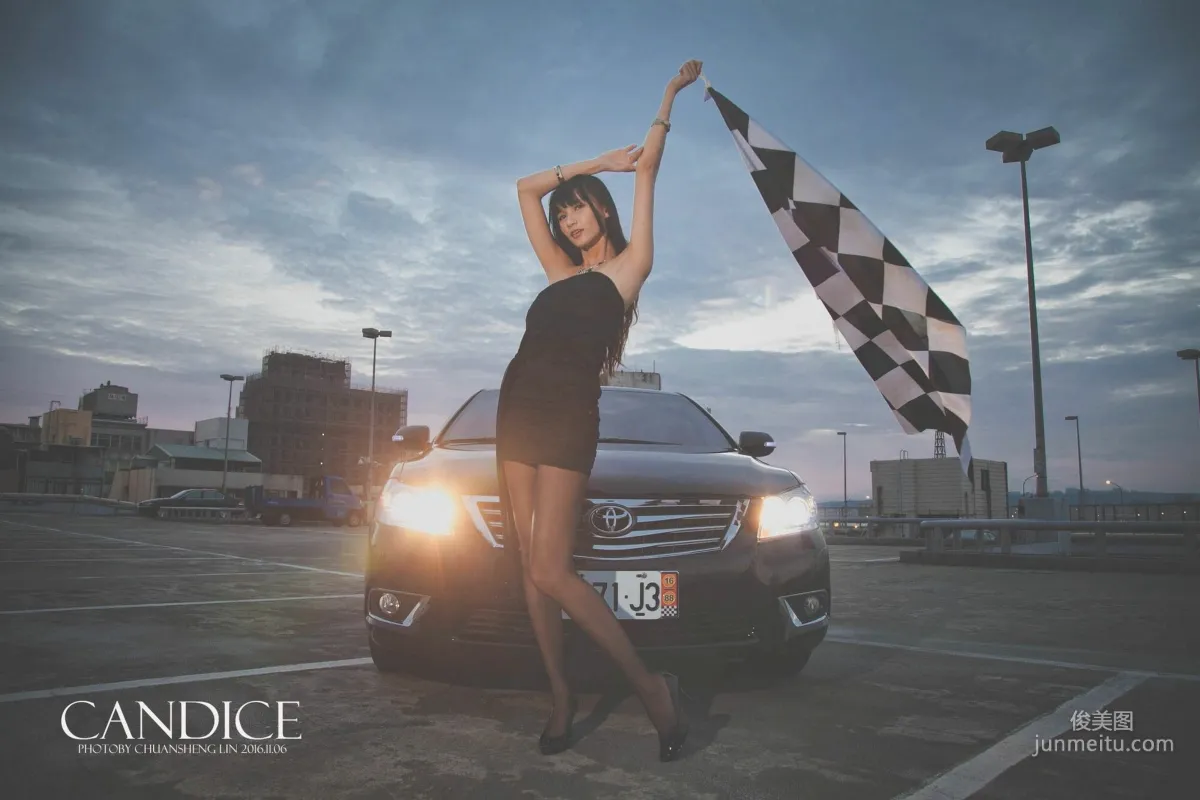 [台灣嫩模] 蔡譯心Candice《車外拍》 寫真集 78