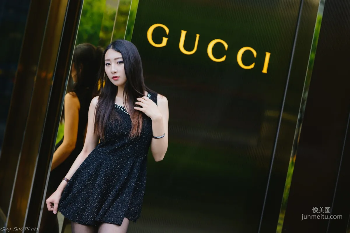 [Taiwan Beauties] Joan Xiaokui, Fresh Leg Model Style and Xinyi Street Snap Photo Set photo 22