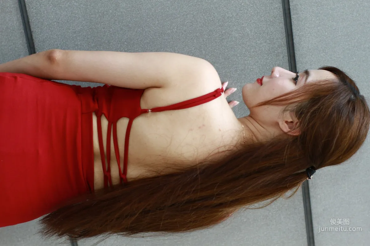 [Taiwan Beauties] Dora Zeng Yanxi, Kaohsiung Arena: Red Halter Bodycon Dress Photo Set photo 56