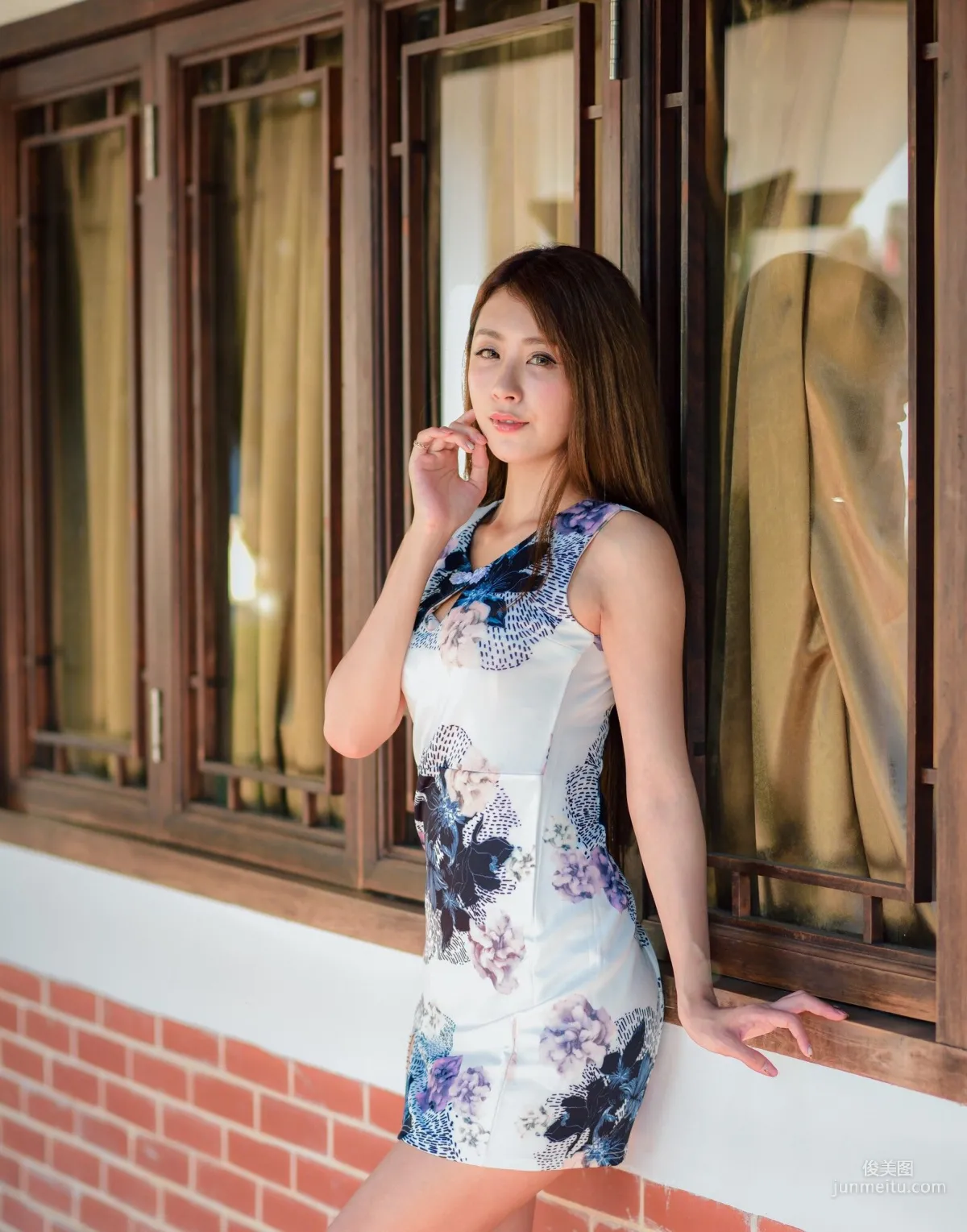 [Taiwan Beauties] Miso Xia Qing Classic Qipao + Fresh School Uniform Photo Set photo 11