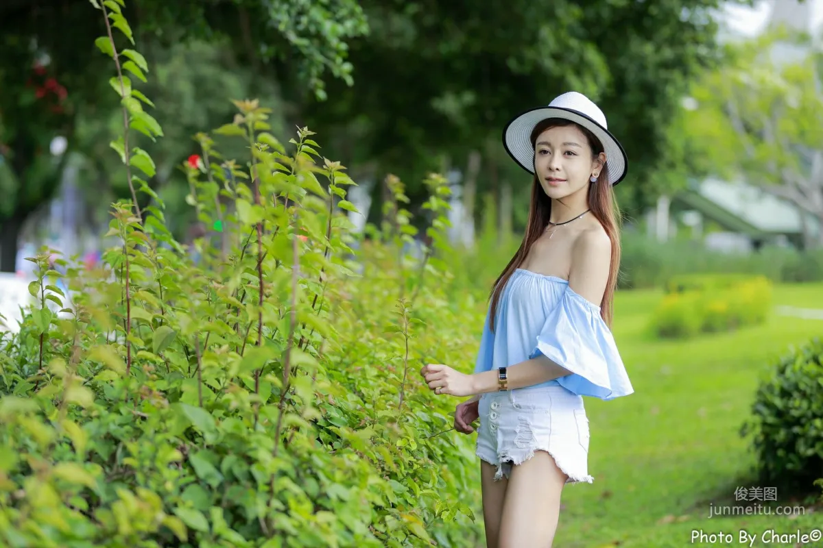 [Taiwan Beauties] Han Yu, Yuanshan Flower Expo Outdoor Shoot Photo Set photo 46