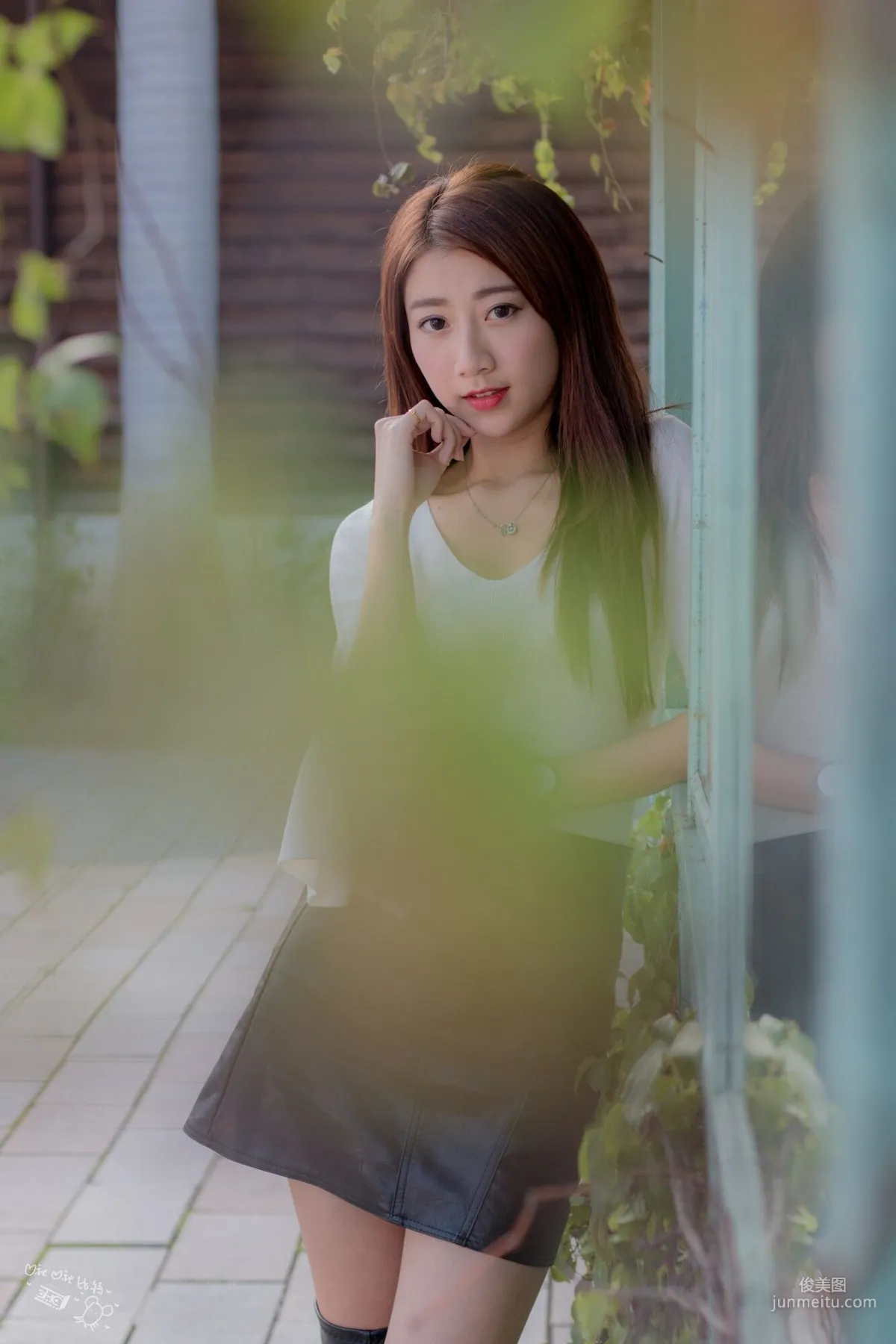 [Taiwan Beauties] Jiating Zhang Sweet Outdoor Shoot Short Skirt Series at Guangfu New Village Photo Set photo 31
