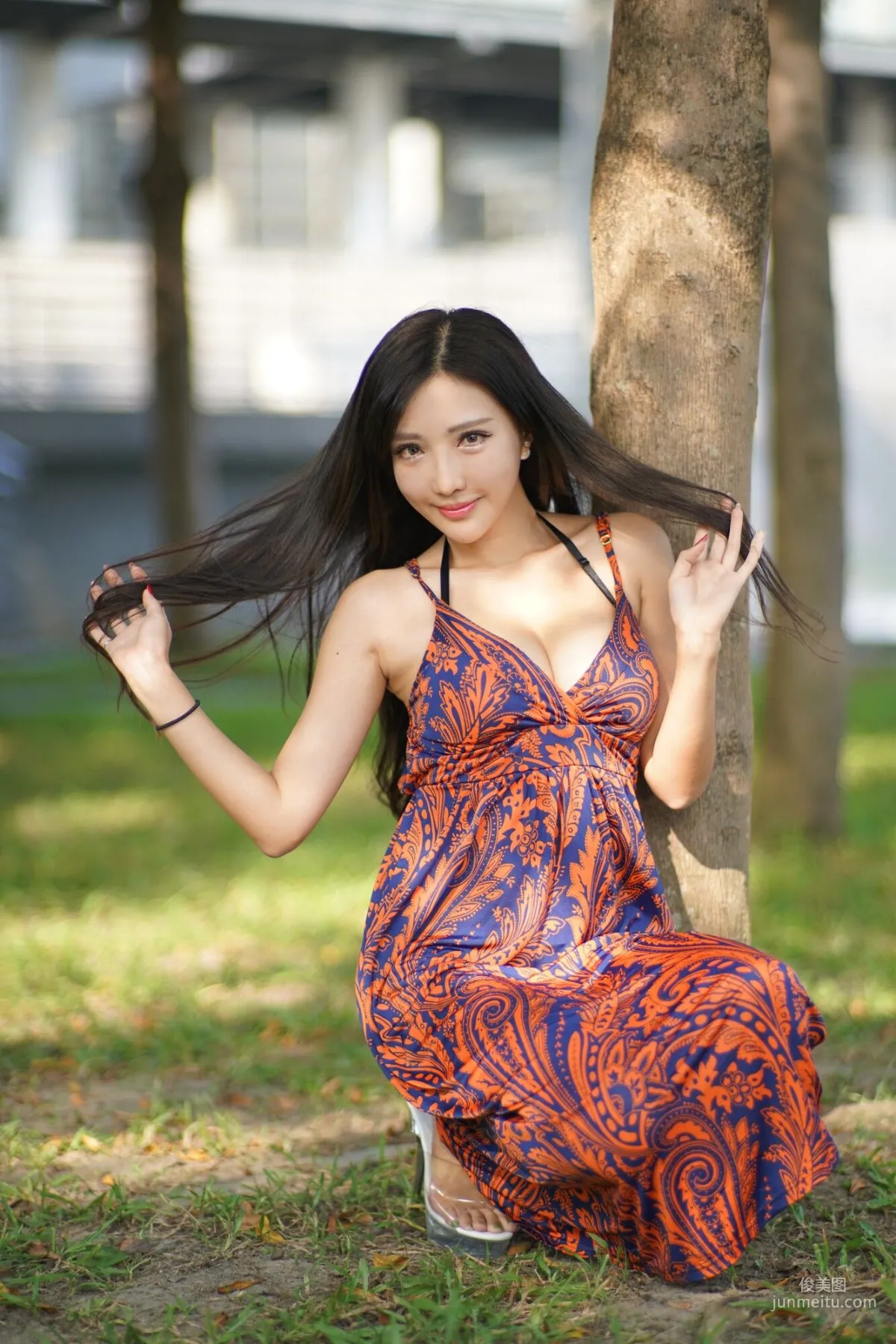 [Taiwan Beauties] Zhao Yun Syuan Taichung Art Museum Long Skirt Series Photo Set photo 19