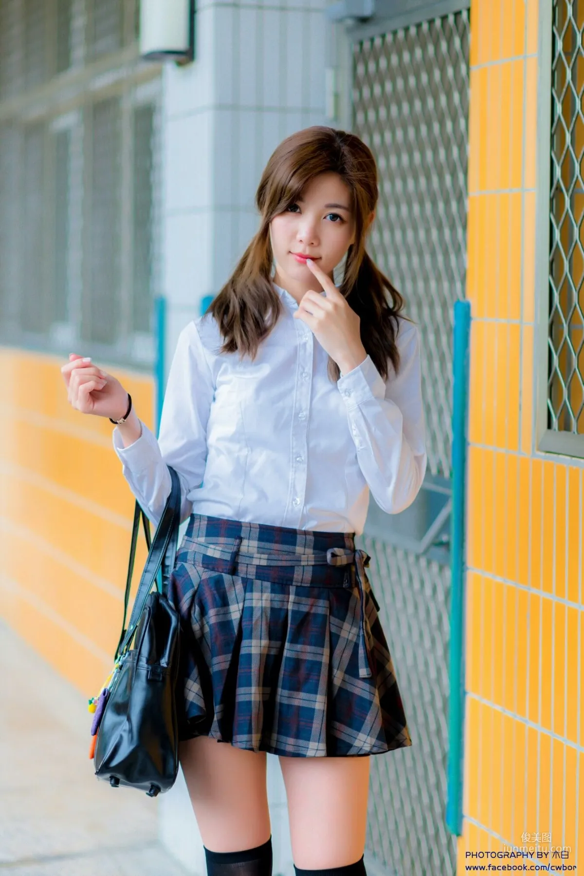 [Taiwan Beauties] Dash Xu, Afternoon Session at Youchang Elementary School Fashion Outdoor Shoot Photo Set photo 6