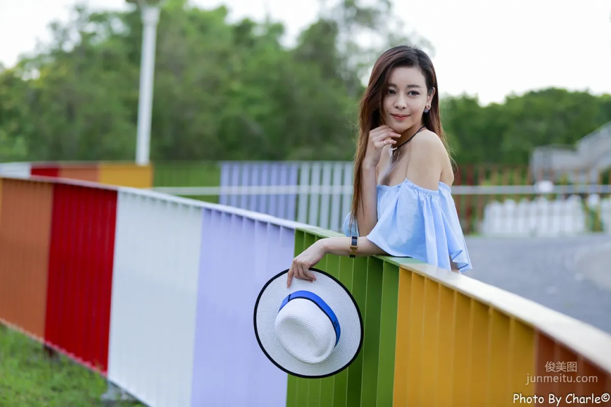 [Taiwan Beauties] Han Yu, Yuanshan Flower Expo Outdoor Shoot Photo Set photo 7
