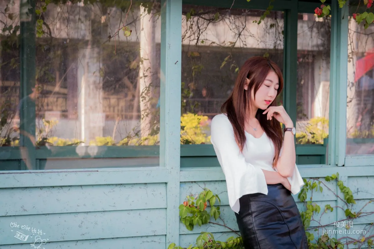 [Taiwan Beauties] Jiating Zhang Sweet Outdoor Shoot Short Skirt Series at Guangfu New Village Photo Set photo 21